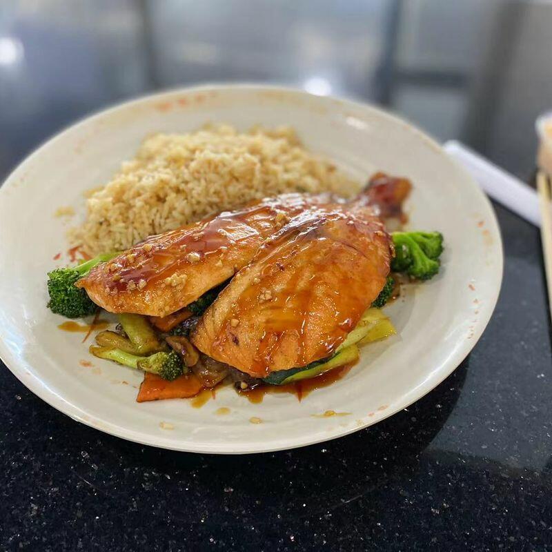 Hibachi Salmon