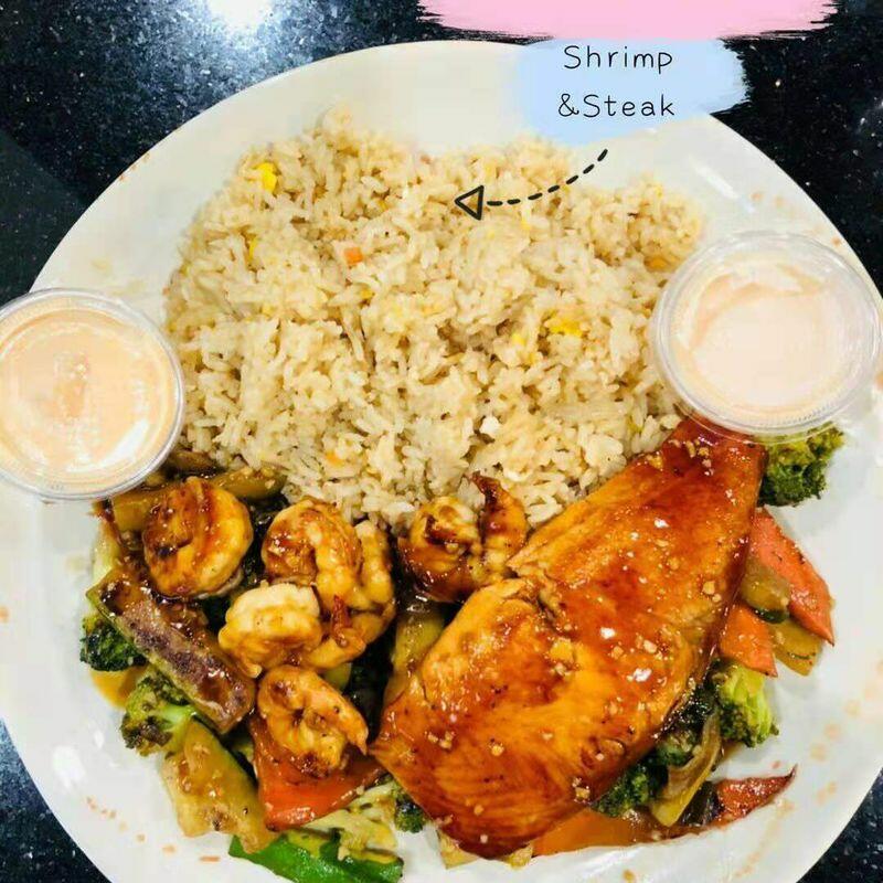 Hibachi. Steak & Shrimp